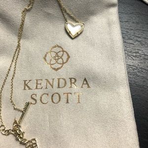 Air Heart Gold Pendant Kendra Scott Necklace